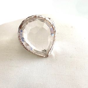 Really Pretty, Teardrop Crystal Ring